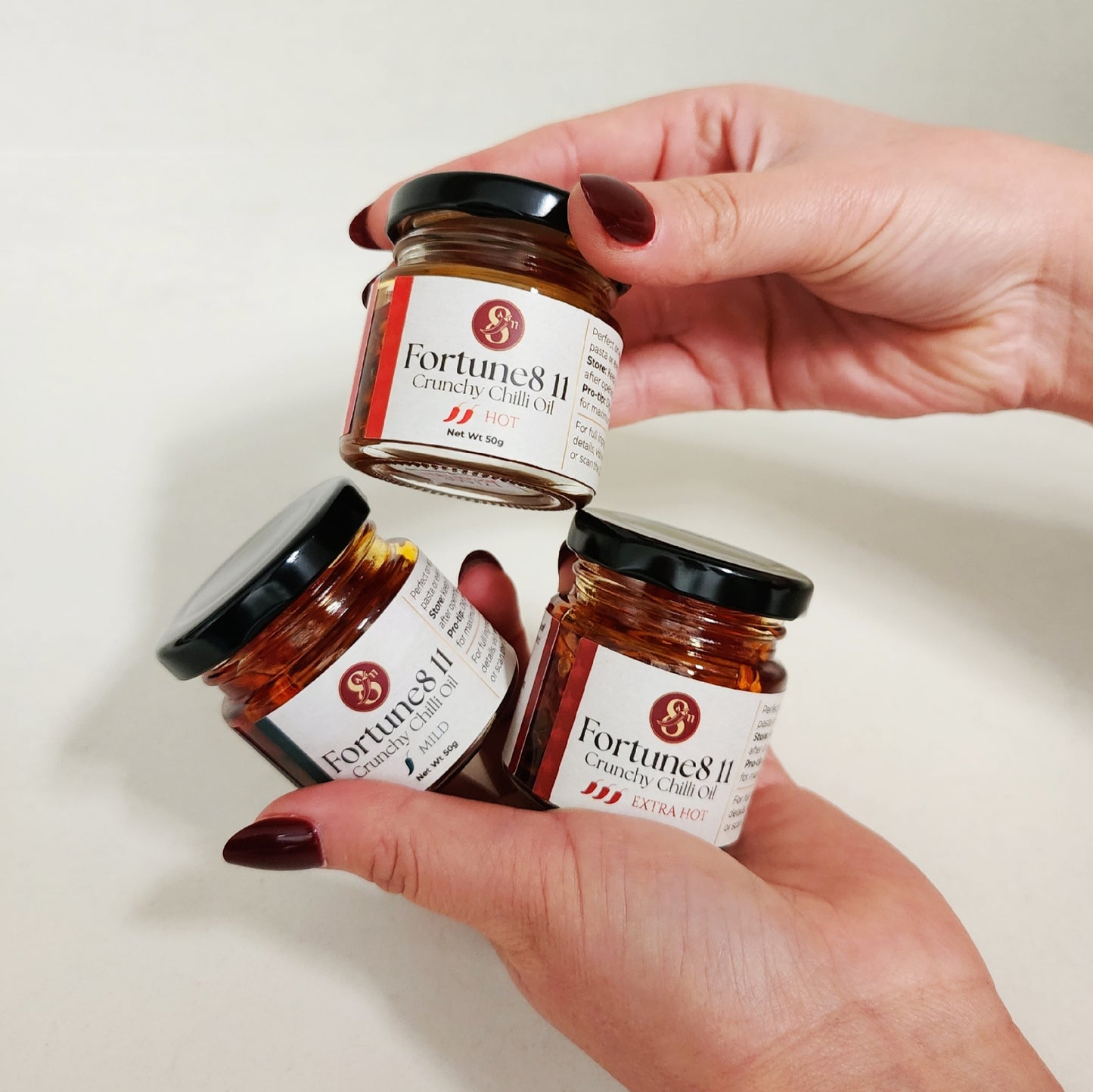 The Mini Taster Pack | Mild, Hot & Extra Hot 50g